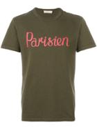 Maison Kitsuné Parisien Print T-shirt - Green