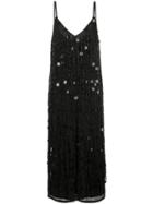 Aidan Mattox Bead Embroidery Jumpsuit - Black