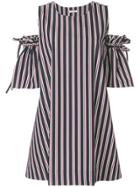 P.a.r.o.s.h. A-line Stripe Dress - Blue