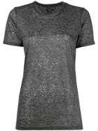 Isabel Marant Madjo T-shirt, Women's, Size: Small, Grey, Linen/flax