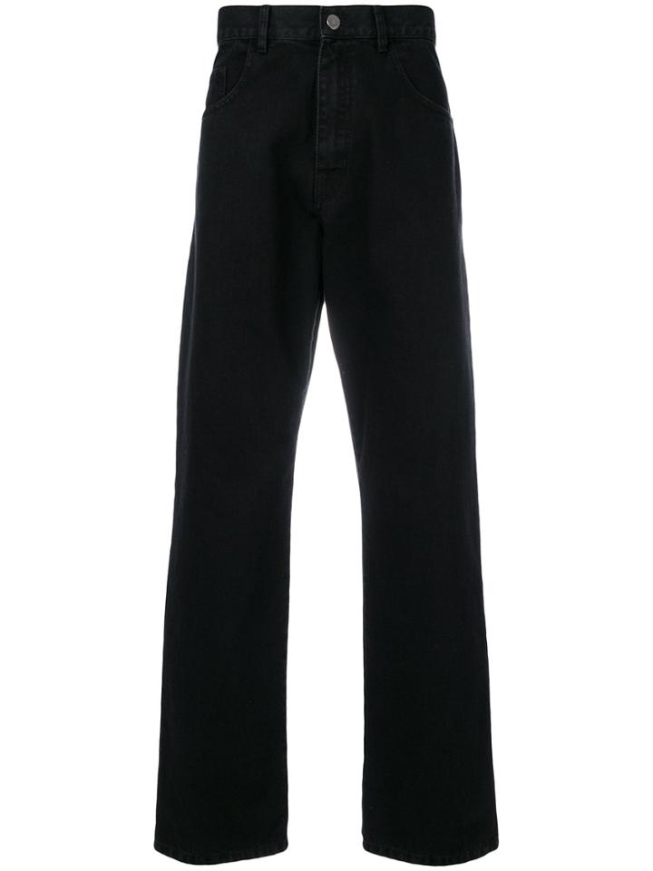 Raf Simons Straight-leg Jeans - Black
