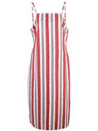 Onia Striped Mid-length Dress - White