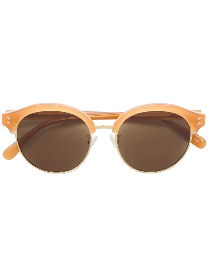 Stella Mccartney Eyewear Round Shaped Sunglasses - Yellow
