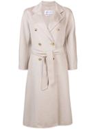 Max Mara Double-breasted Trench Coat - Nude & Neutrals
