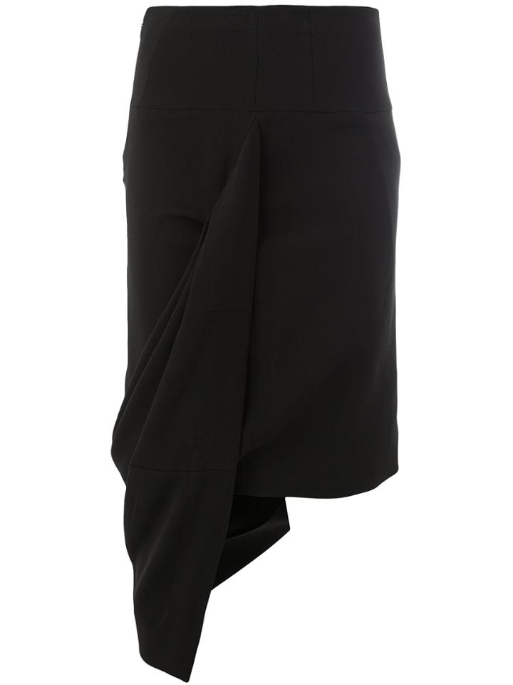 Haider Ackermann Asymmetric Skirt - Black