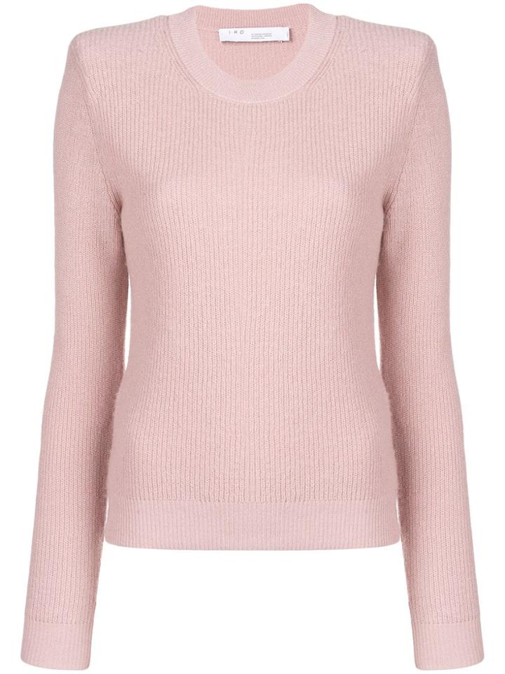 Iro Roots Fitted Sweater - Pink
