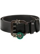 Dsquared2 Star Embellished Icon Belt - Black