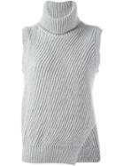Lareida 'ala' Knit Tank Top, Women's, Size: Small, Grey, Cashmere/lambs Wool