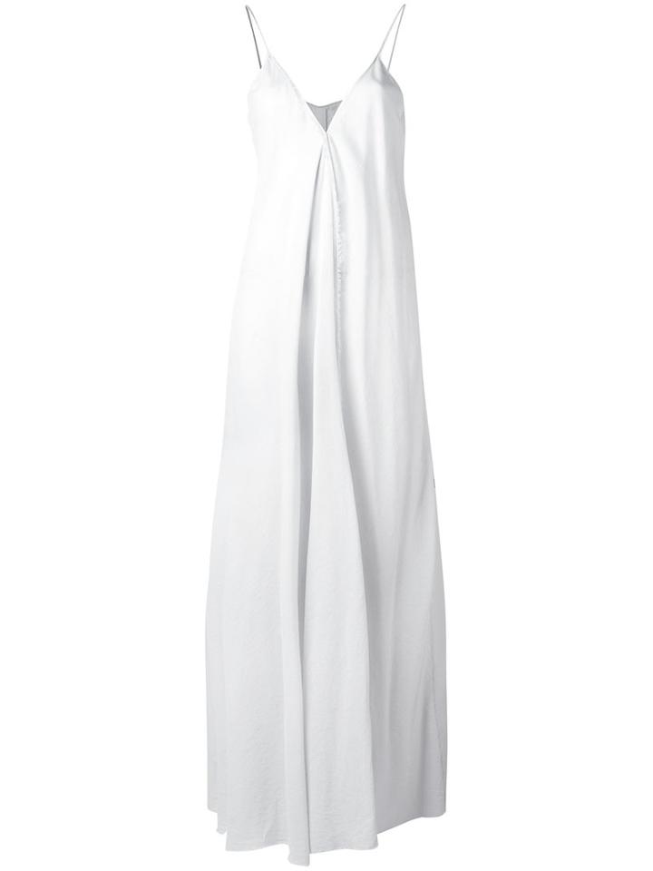 Lost & Found Rooms V-neck Maxi Dress, Women's, Size: Medium, Grey, Cotton