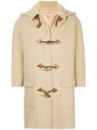 Hermès Vintage Duffle Midi Coat - Brown