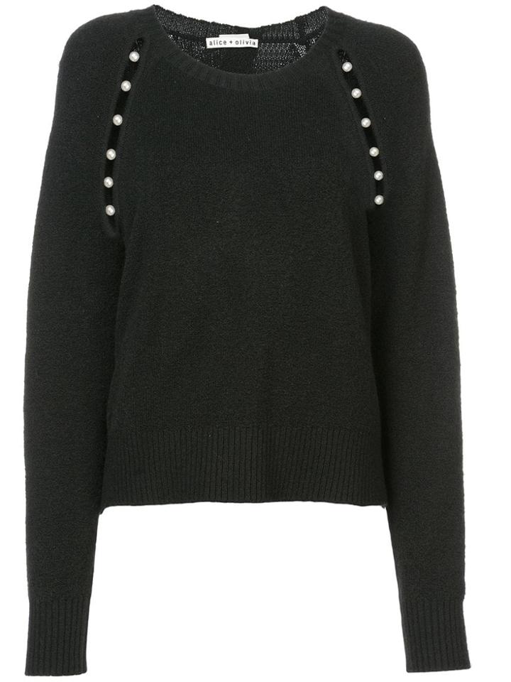 Alice+olivia Jolynn Jumper - Black