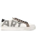 Moa Master Of Arts Contrast Lace-up Sneakers - White