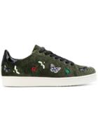 Moa Master Of Arts Embroidered Sneakers - Green
