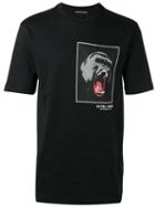 Markus Lupfer - Gorilla Patch Print T-shirt - Men - Cotton - S, Black, Cotton