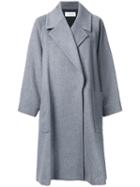 En Route Notched Collar Coat, Women's, Size: 1, Grey, Wool