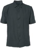 Devoa Plain Shirt, Men's, Size: 3, Black, Japanese Paper/cotton