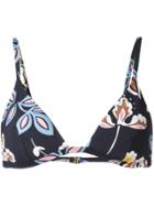 Tory Burch Floral Print Bikini - Black