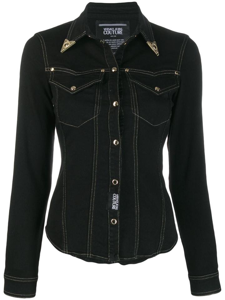 Versace Jeans Couture Saloon Denim Jacket - Black