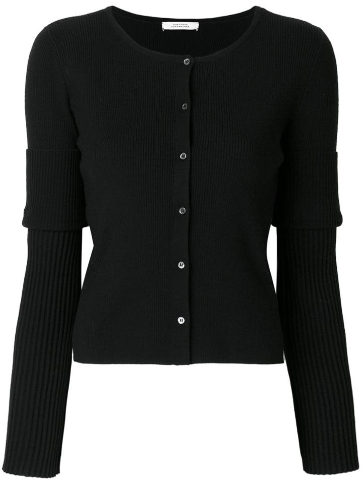 Dorothee Schumacher Fitted Knitted Cardigan - Black