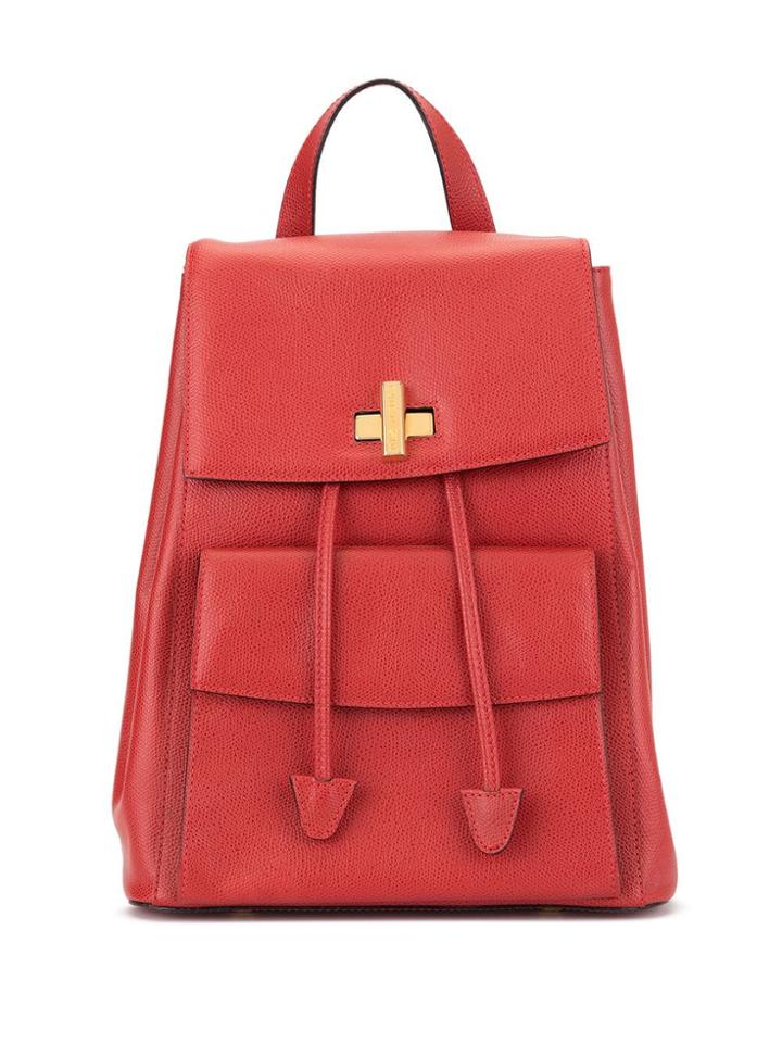 Céline Pre-owned Logos Backpack - Red