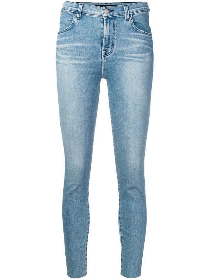 J Brand Raw Alana Jeans - Blue