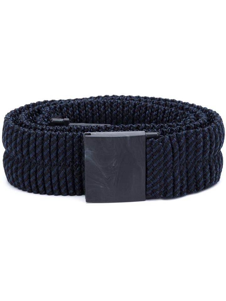 Homme Plissé Issey Miyake Pleated Belt, Men's, Size: Xs/s, Blue, Polyester