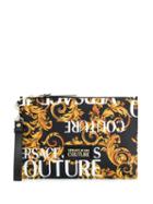 Versace Jeans Couture Baroque Clutch Bag - Black