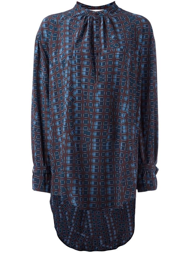 A.f.vandevorst Geometric Print Long Length Blouse