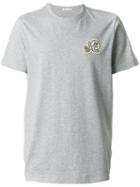 Moncler - Double Logo Plaque T-shirt - Men - Cotton - L, Grey, Cotton