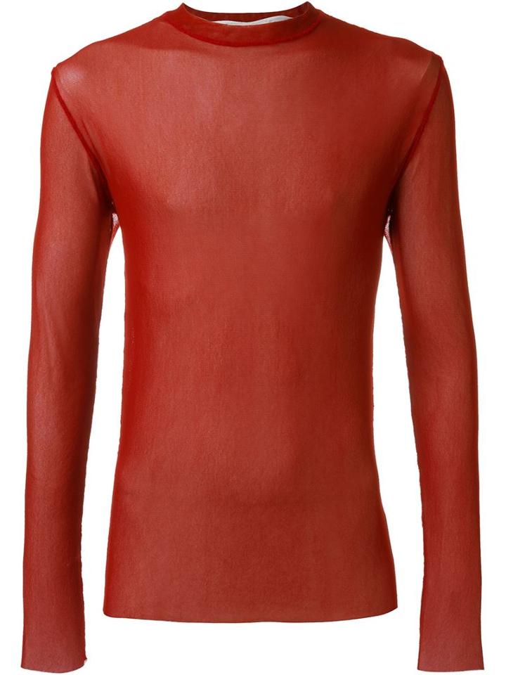 Jean Paul Gaultier Vintage Sheer Longsleeved Top