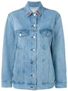 Être Cécile - Nouvelles Embroidered Denim Jacket - Women - Cotton - M, Blue, Cotton