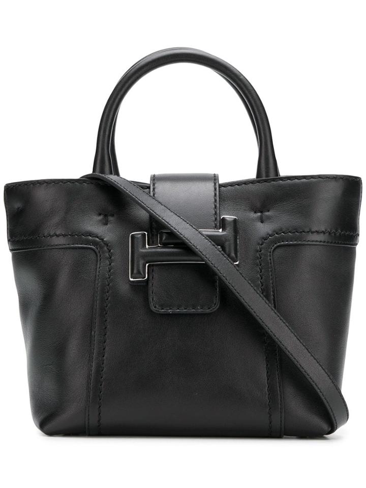 Tod's Dot Shopper Tote - Black