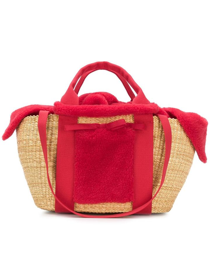 Muun Muun Geskshenrere Natural X Red/red Hdl X Red Pouch