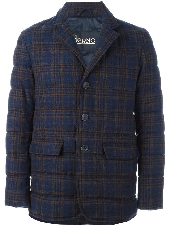 Herno Checked Blazer