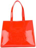 Kenzo Large Tiger Embossed Tote - Yellow & Orange