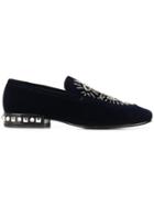 Ash Eyes Square-toe Loafers - Black