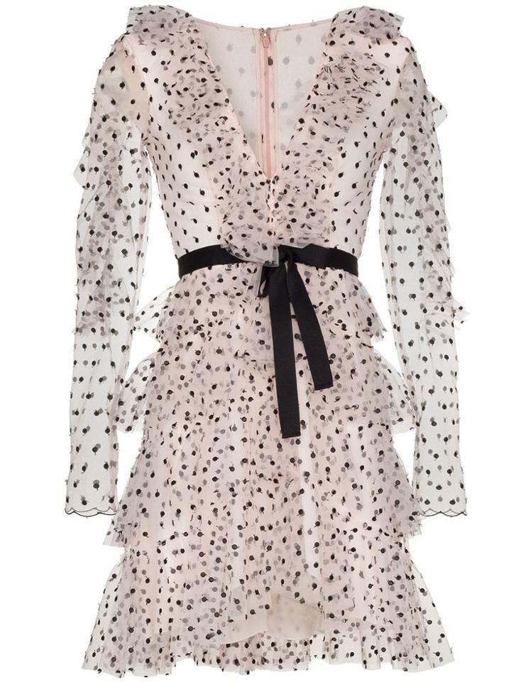 Philosophy Di Lorenzo Serafini Polka Dot Ruffle Dress - Black