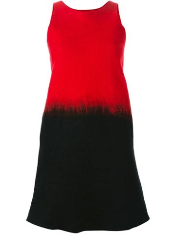 Sybilla Felt Shift Dress, Women's, Size: Medium, Red, Merino