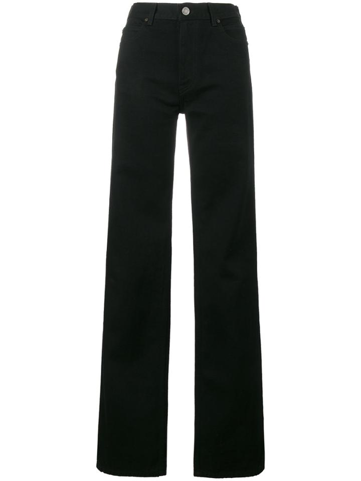 Calvin Klein 205w39nyc Wide Leg High-rise Jeans - Black