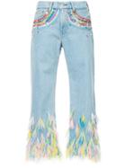 Romance Was Born Rainbow Visions Jeans - Blue