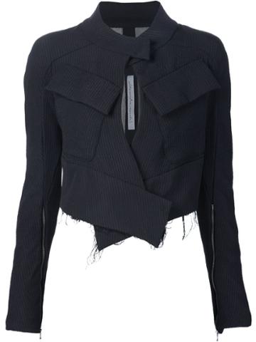 Alessandra Marchi Keyhole Detail Biker Jacket
