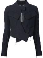 Alessandra Marchi Keyhole Detail Biker Jacket