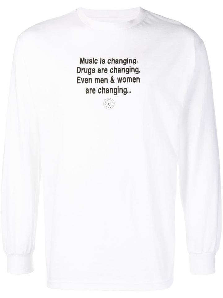 Pleasures Time Longsleeved T-shirt - White