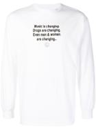 Pleasures Time Longsleeved T-shirt - White