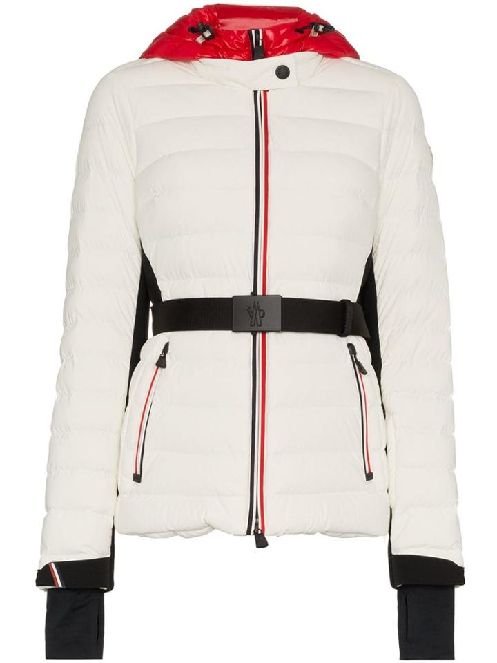 Moncler Grenoble Monc Bruche Jkt Blted 3clr - White