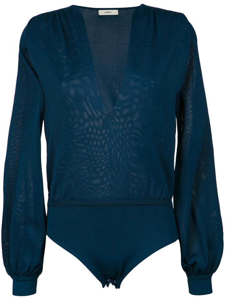 Egrey Flor Knit Body - Blue