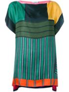 Pierre-louis Mascia Colour Block Top, Women's, Silk