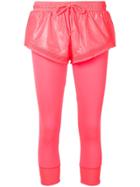 Adidas By Stella Mccartney Sport Short Leggings - Pink & Purple