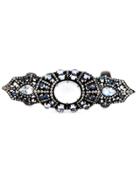 Monan Large Gothic Style Ring - Black