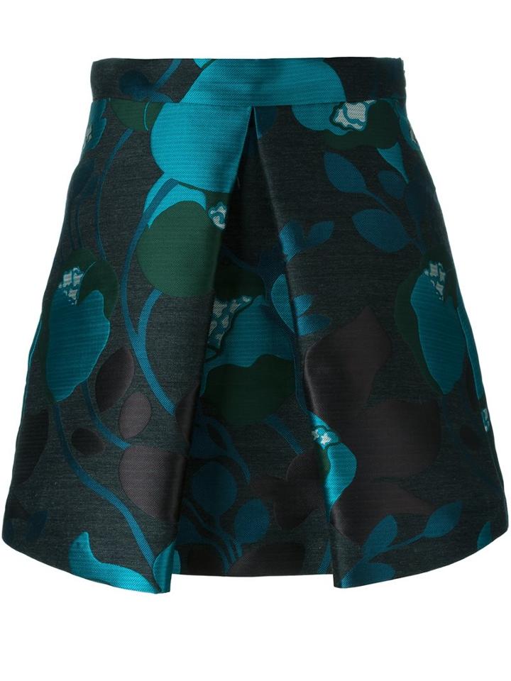 P.a.r.o.s.h. 'portmand' Skirt, Women's, Size: Small, Grey, Polyester/acetate/viscose/wool